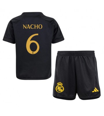 Maillot de foot Real Madrid Nacho #6 Troisième enfant 2023-24 Manches Courte (+ pantalon court)